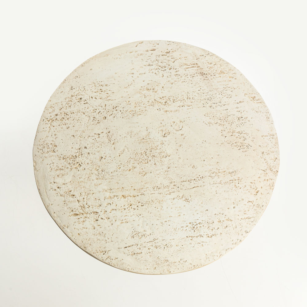 POROS COFFEE TABLE BEIGE 65x65x43cm - Image 2