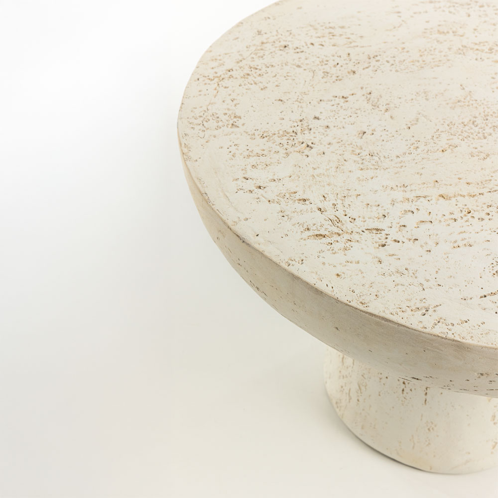 POROS COFFEE TABLE BEIGE 65x65x43cm - Image 4