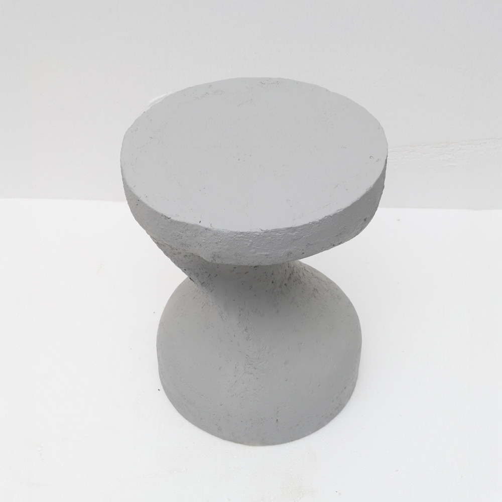 INDUSTRIAL SIDE TABLE ΛΕΥΚΟ 39.5x39.5x52.5cm - Image 2