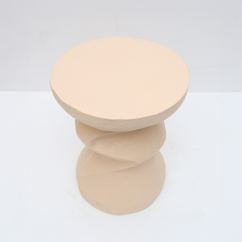 LATTE SIDE TABLE BEIGE 40.5x40.5x51cm - Image 3