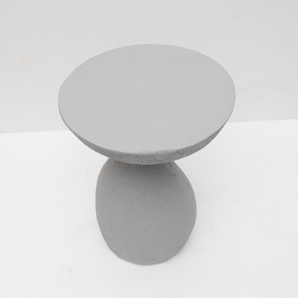 INDUSTRIAL SIDE TABLE ΓΚΡΙ ΑΝΟΙΧΤΟ 40.5x40.5x51cm - Image 2
