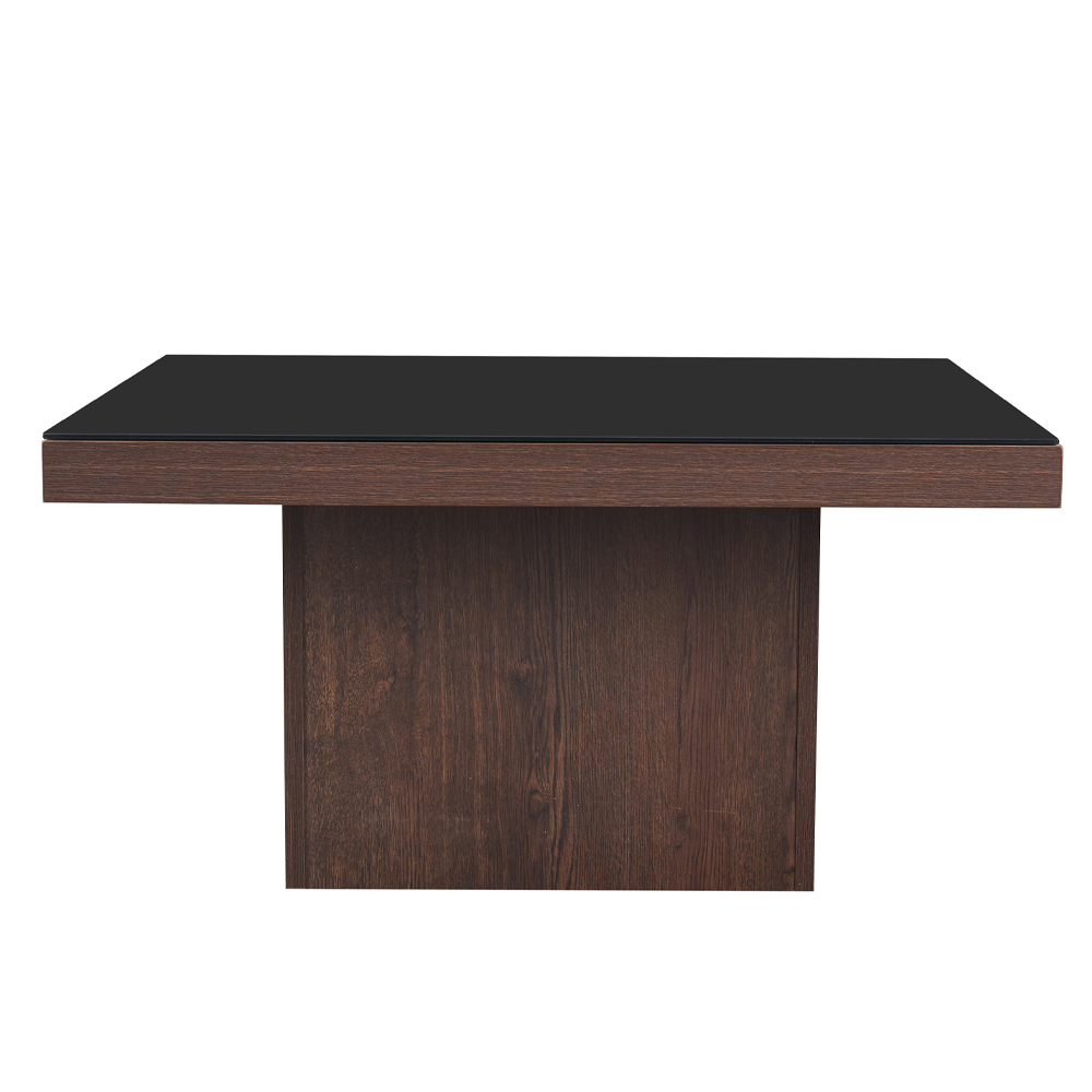 NUEZ COFFEE TABLE ΚΑΡΥΔΙ ΜΑΥΡΟ 79x79x40cm - Image 3
