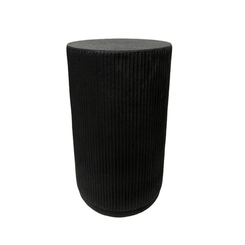STYLOS SIDE TABLE ΜΑΥΡΟ 34x34x58cm - Image 2