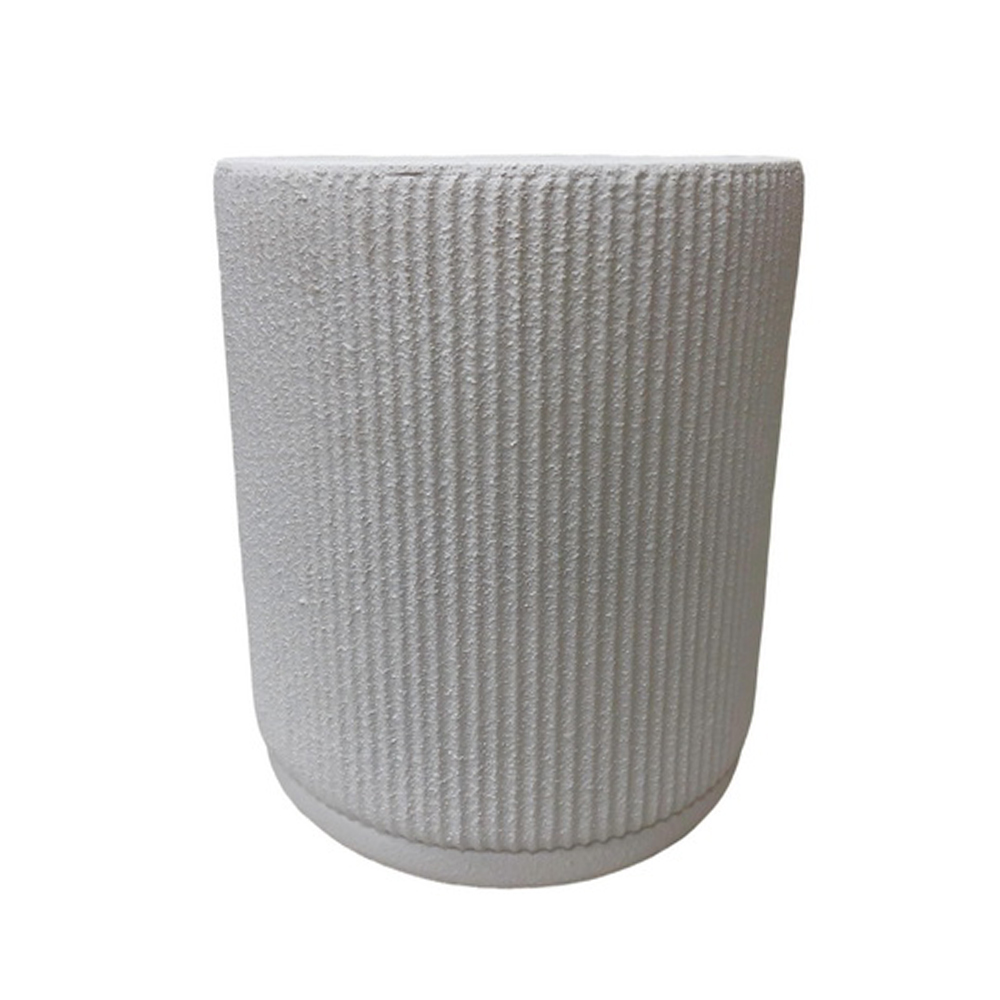STYLOS SIDE TABLE ΛΕΥΚΟ 34x34x40cm - Image 2