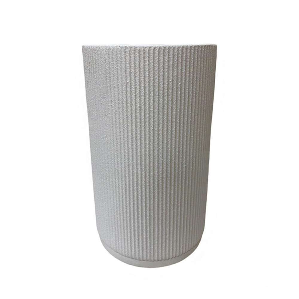 STYLOS SIDE TABLE ΛΕΥΚΟ 34x34x58cm - Image 2