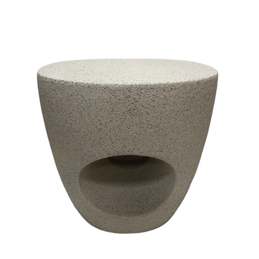 PORTAL SIDE TABLE SAND BEIGE 50x41x46.5cm - Image 2