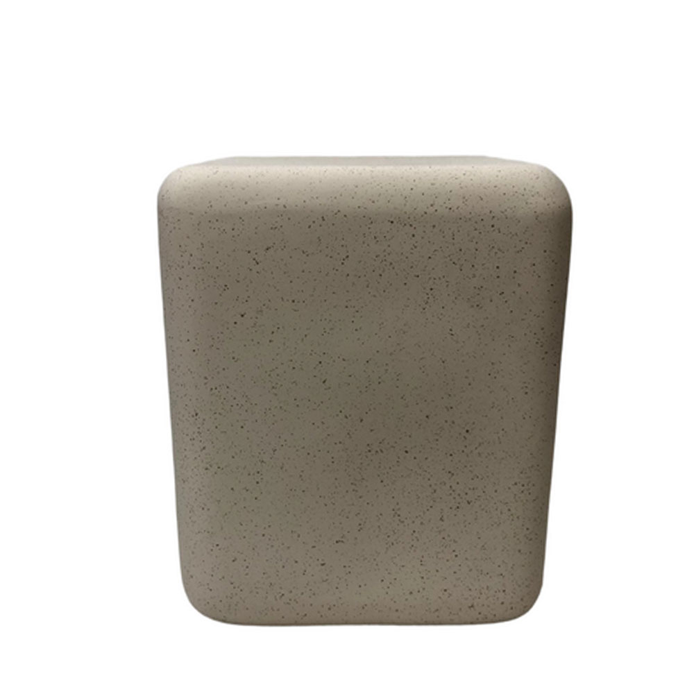 PLATEAU SIDE TABLE OFF WHITE 33x33x40cm