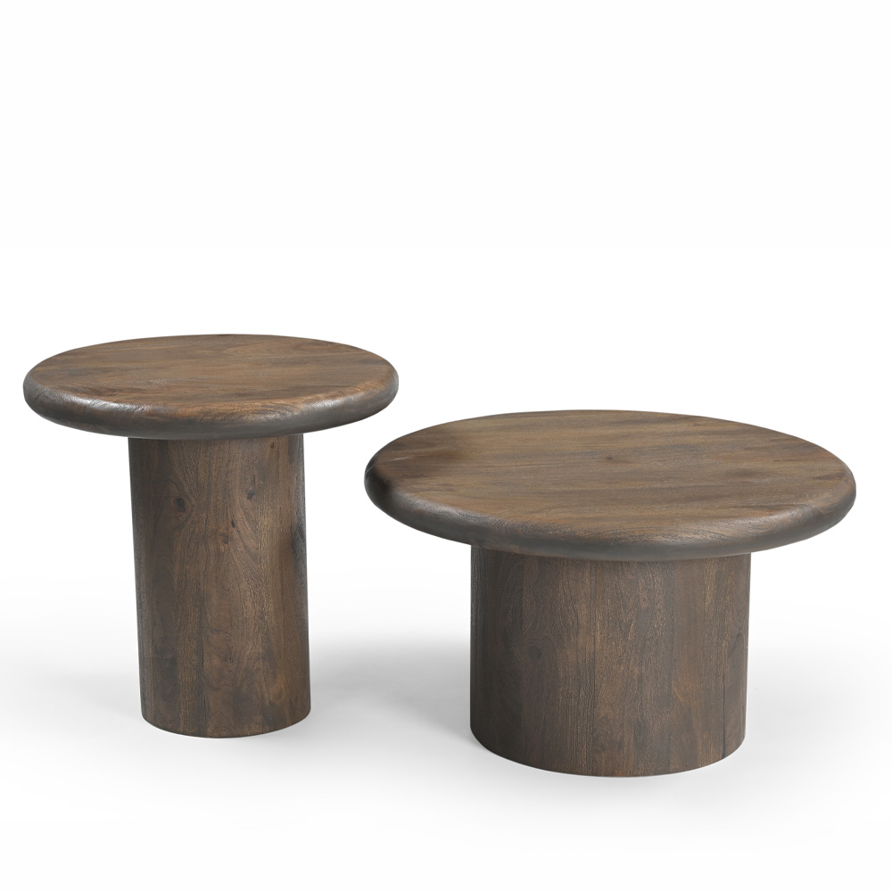 SOLOMON COFFEE TABLE ΚΑΡΥΔΙ 70x70x40cm - Image 5