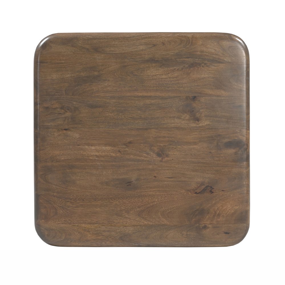 ROUTE COFFEE TABLE ΚΑΡΥΔΙ ΣΚΟΥΡΟ 60x60x45cm - Image 2