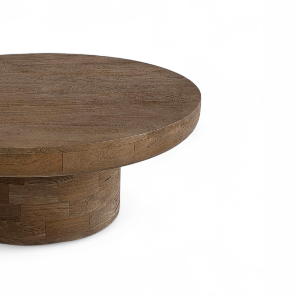 FIGURE COFFEE TABLE ΚΑΡΥΔΙ ΑΝΟΙΧΤΟ 90x90x35cm - Image 2