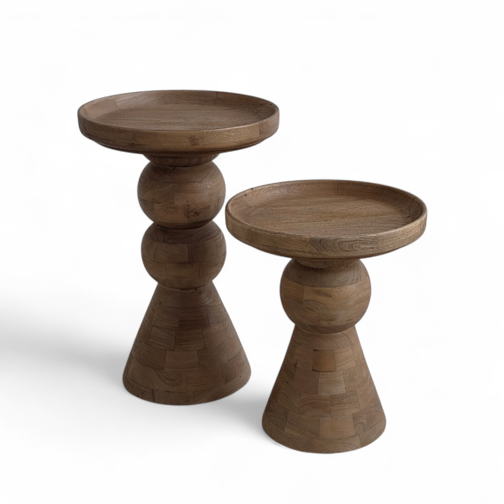 FORMAS SIDE TABLE ΚΑΡΥΔΙ ΑΝΟΙΧΤΟ 40x40x60cm - Image 3