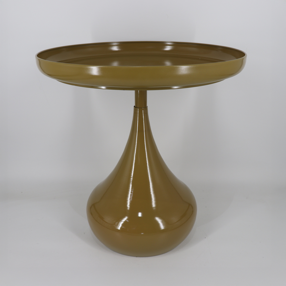 MARRON SIDE TABLE ΛΑΔΙ 51x51x52cm