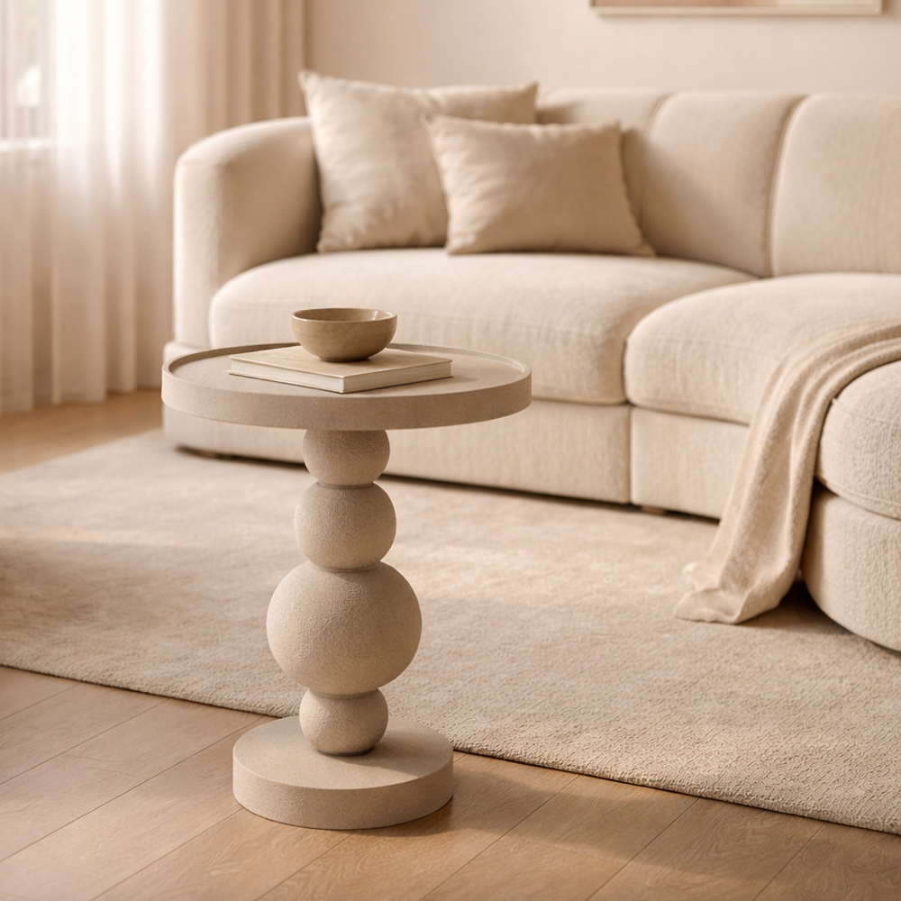 ASTRA SIDE TABLE ΜΠΕΖ 36.5x36.5x55cm - Image 2