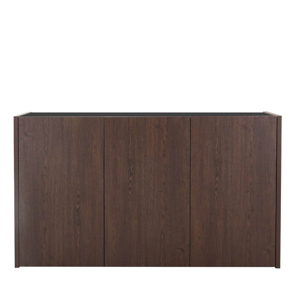 NUEZ ΜΠΟΥΦΕΣ 3ΠΟΡΤΕΣ ΚΑΡΥΔΙ ΜΑΥΡΟ 156x45x85cm - Image 3