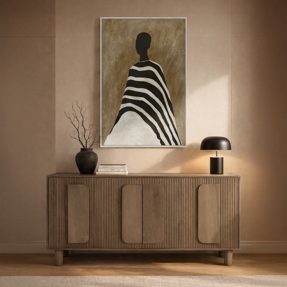 PARADIS ΜΠΟΥΦΕΣ 4ΠΟΡΤΕΣ ΚΑΡΥΔΙ ΑΝΟΙΧΤΟ 160x40x80cm - Image 2