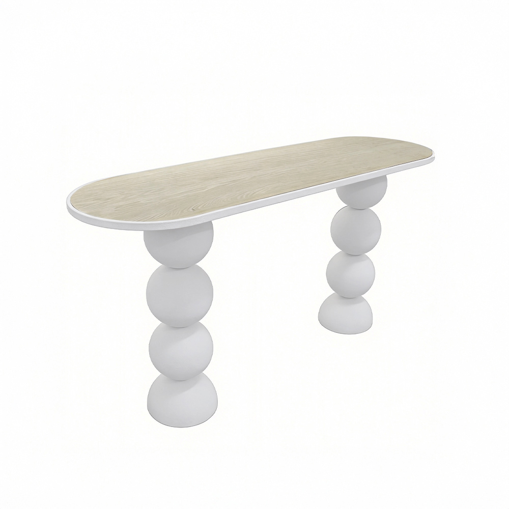 PERLA ΚΟΝΣΟΛΑ OFF WHITE 150x45x76cm - Image 2