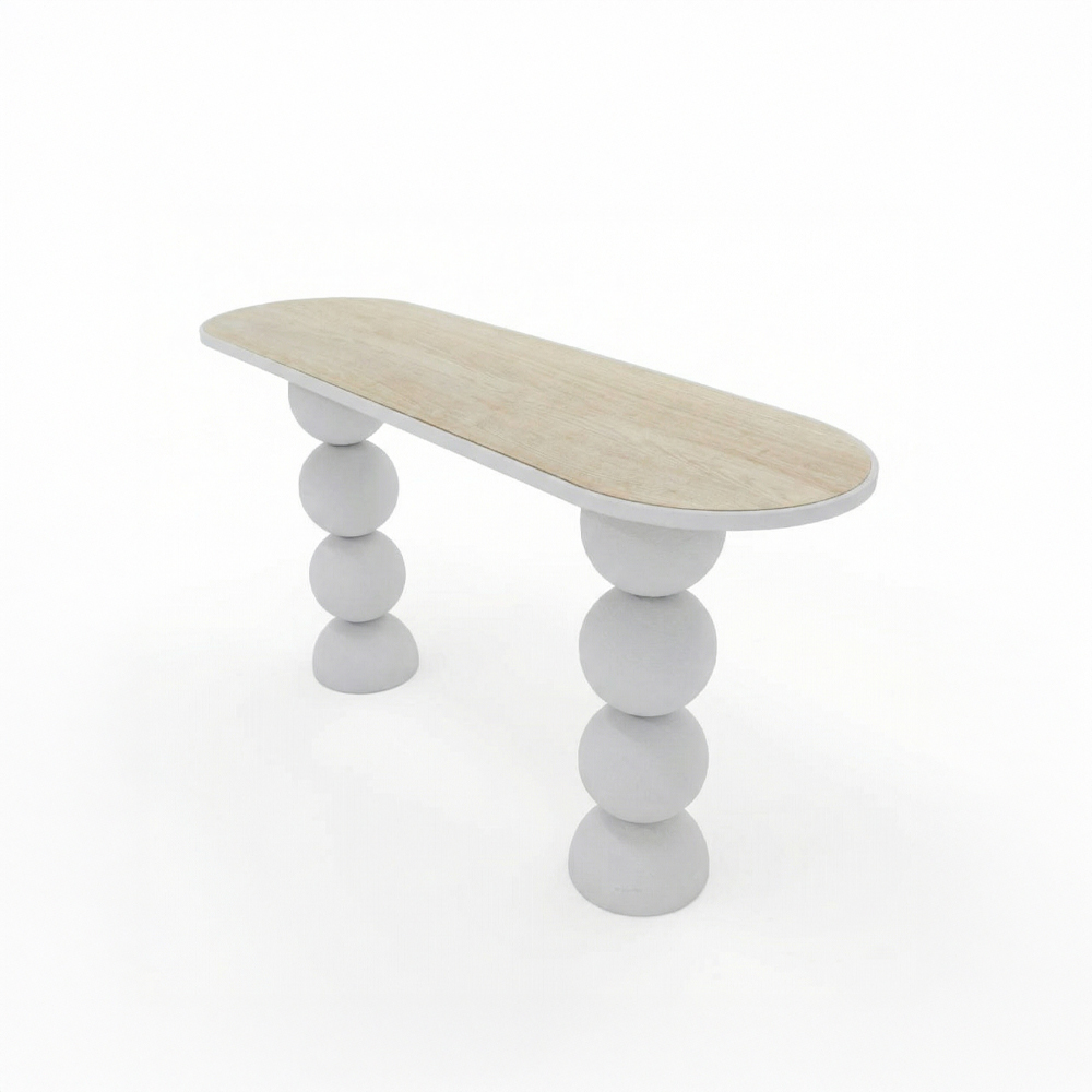 PERLA ΚΟΝΣΟΛΑ OFF WHITE 150x45x76cm - Image 3
