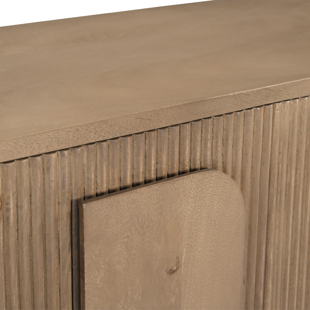 PARADIS TV STAND 4ΠΟΡΤΕΣ ΚΑΡΥΔΙ ΑΝΟΙΧΤΟ 160x40x60cm - Image 5