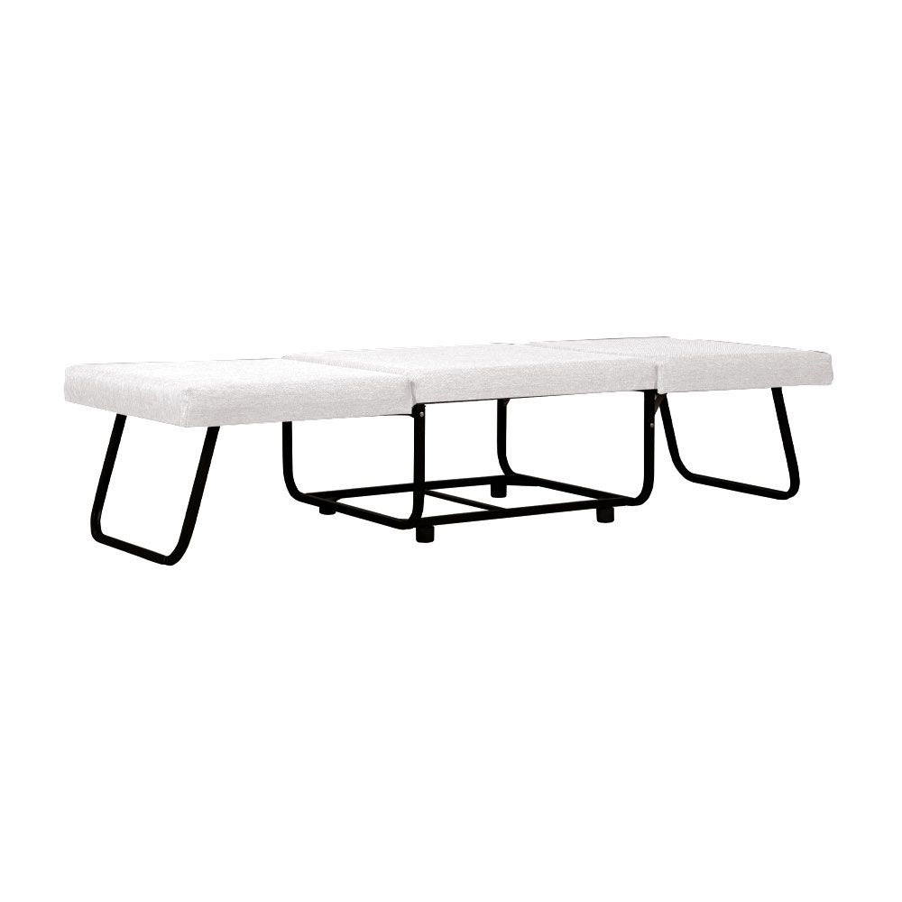FOLD ΠΟΥΦ ΚΡΕΒΑΤΙ ΑΝΑΔΙΠΛΟΜΕΝΟ OFF WHITE 06-900 70x72x43 - Image 2