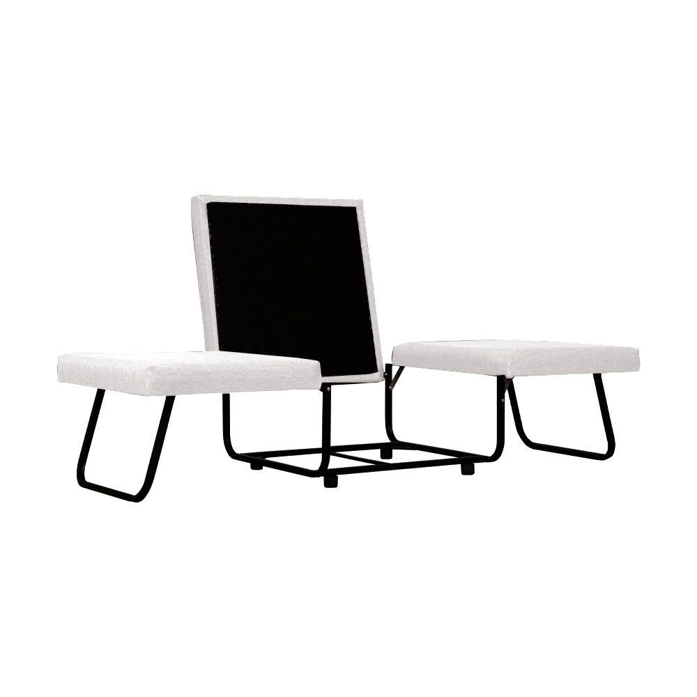 FOLD ΠΟΥΦ ΚΡΕΒΑΤΙ ΑΝΑΔΙΠΛΟΜΕΝΟ OFF WHITE 06-900 70x72x43 - Image 3