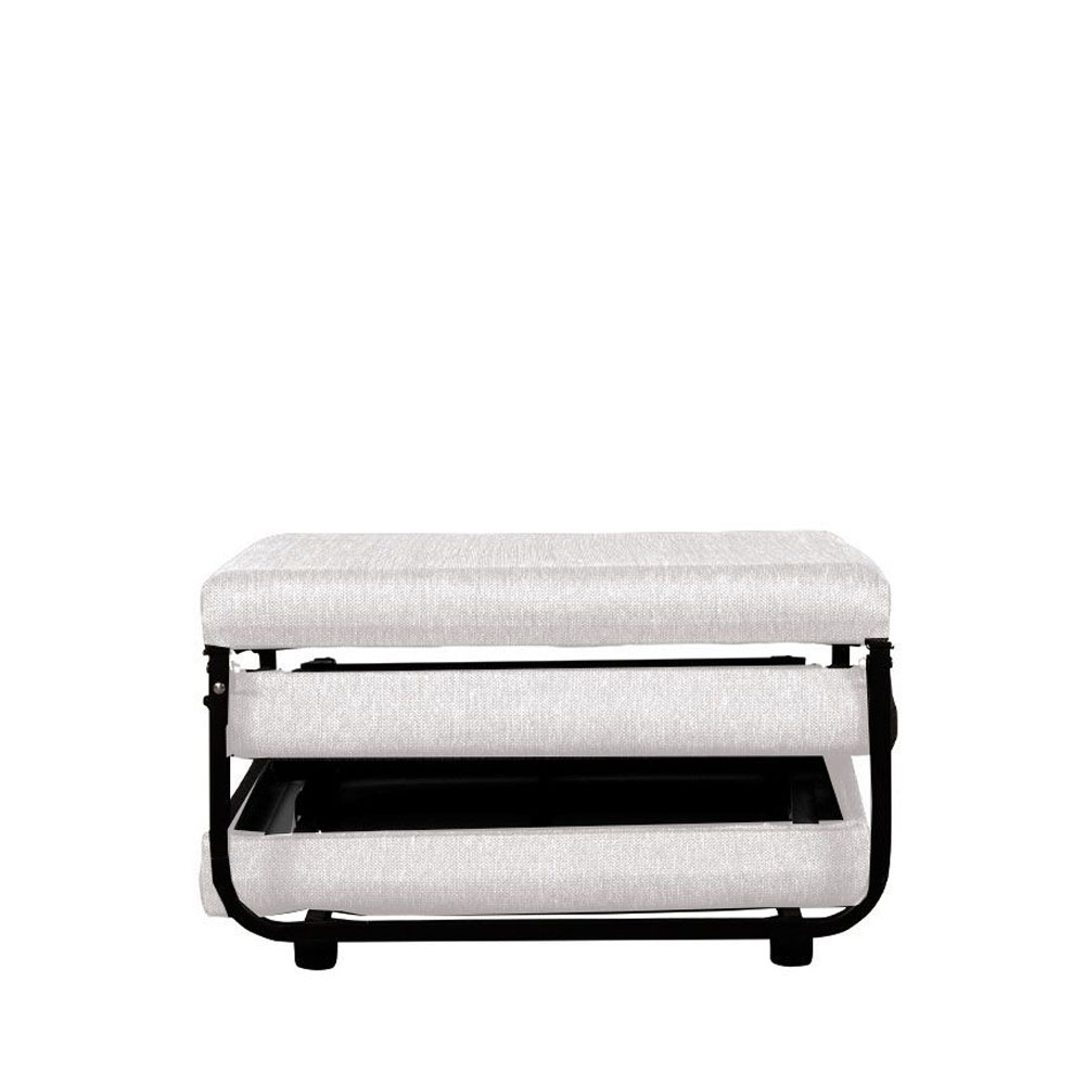 FOLD ΠΟΥΦ ΚΡΕΒΑΤΙ ΑΝΑΔΙΠΛΟΜΕΝΟ OFF WHITE 06-900 70x72x43 - Image 5