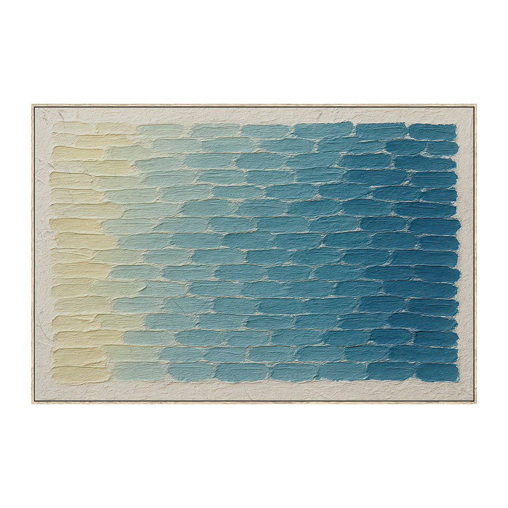 CALME ΠΙΝΑΚΑΣ ΔΙΑΚΟΣΜΗΤΙΚΟΣ ΜΕ ΚΟΡΝΙΖΑ 80x120x4cm ΚΑΜΒΑΣ ΜΠΛΕ ΜΠΕΖ PS