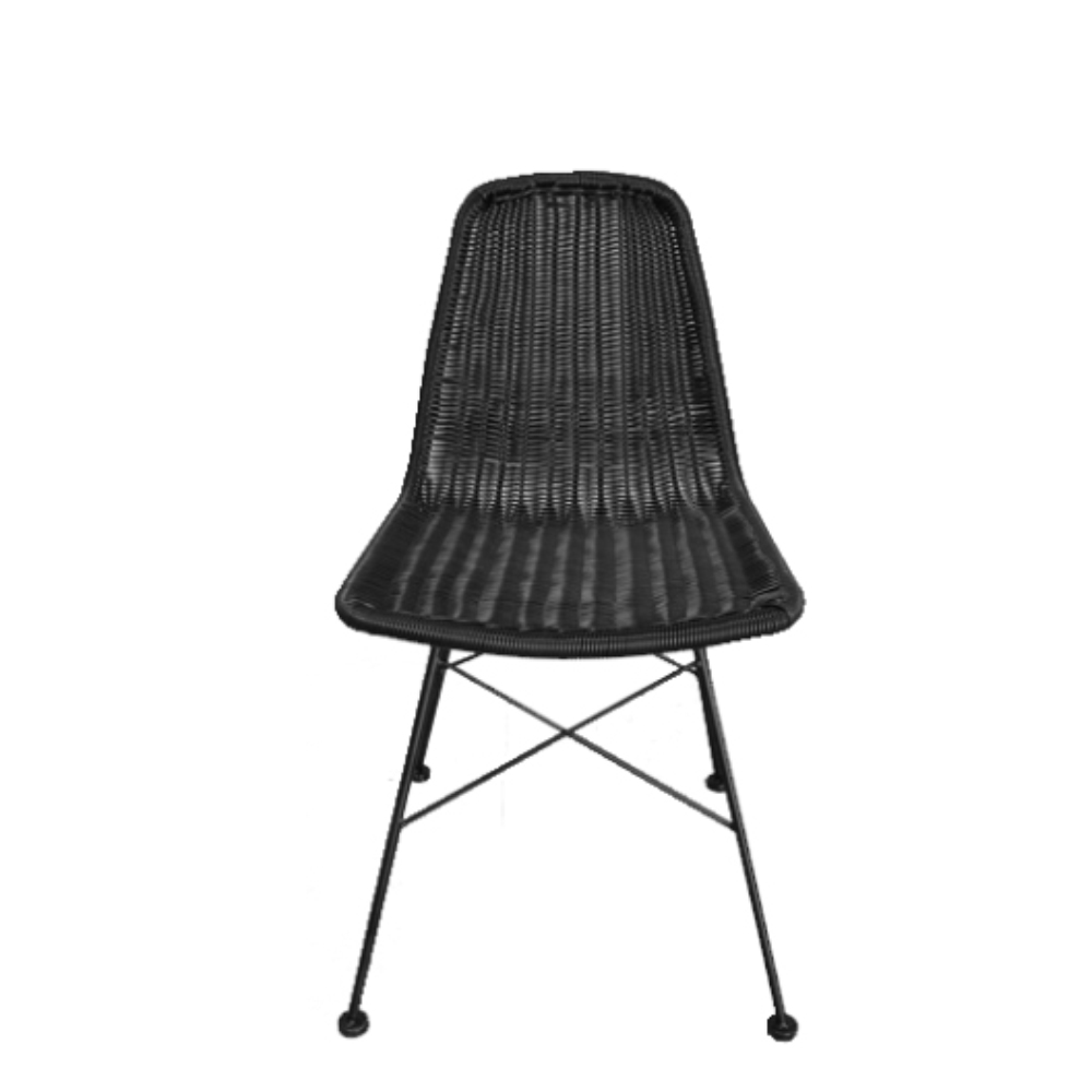 DENMARK ΚΑΡΕΚΛΑ ΜΑΥΡΟ 44x57x81cm - Image 4