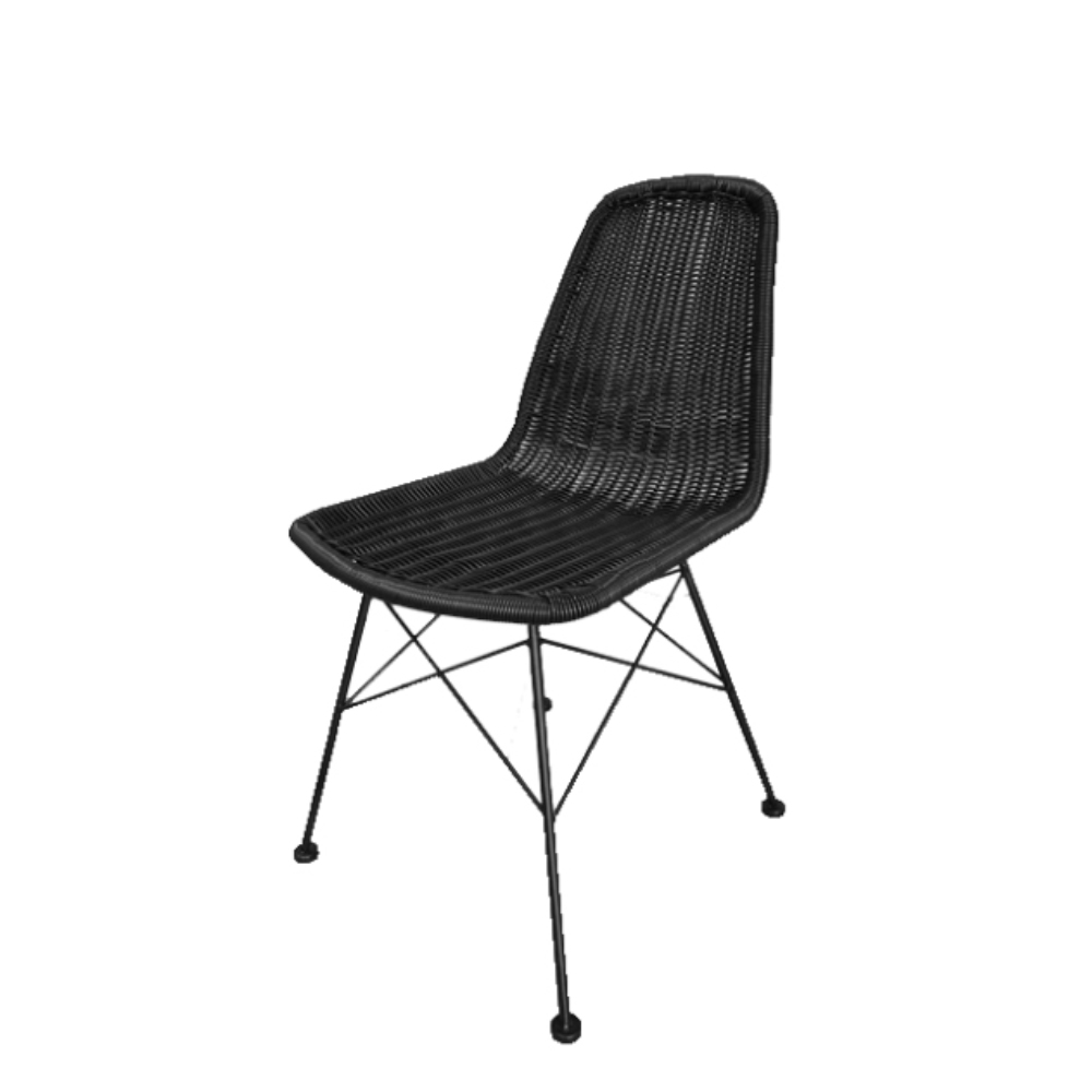 DENMARK ΚΑΡΕΚΛΑ ΜΑΥΡΟ 44x57x81cm - Image 5