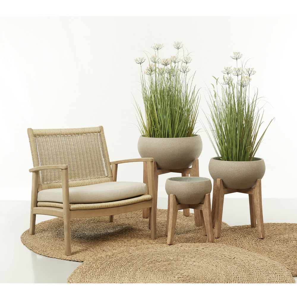 SALSA ΠΟΛΥΘΡΟΝΑ ΜΑΞΙΛΑΡΙ BEIGE 74.5x73x75.8cm - Image 2