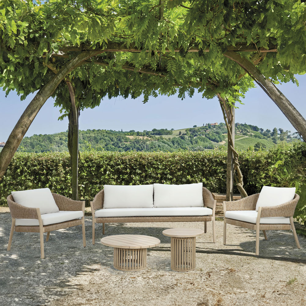 SUMATRA COFFEE TABLE ΦΥΣΙΚΟ 80x80x38cm - Image 2