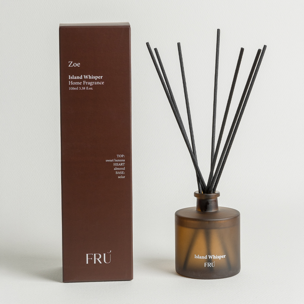 ZOE - ISLAND WHISPER ΑΡΩΜΑΤΙΚΟ ΧΩΡΟΥ 100ml 6.4x6.4x23.3cm ΓΥΑΛΙ ΑΡΩΜΑΤΙΚΟ ΥΓΡΟ