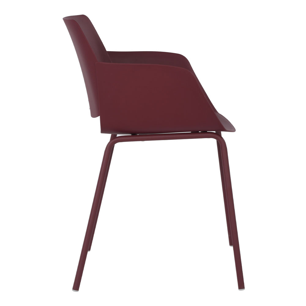 SEDIA ΚΑΡΕΚΛΑ MADDER BROWN 58x51x79.5cm - Image 3