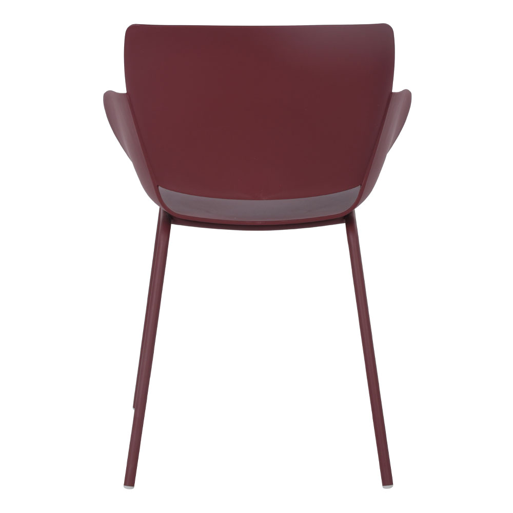 SEDIA ΚΑΡΕΚΛΑ MADDER BROWN 58x51x79.5cm - Image 4