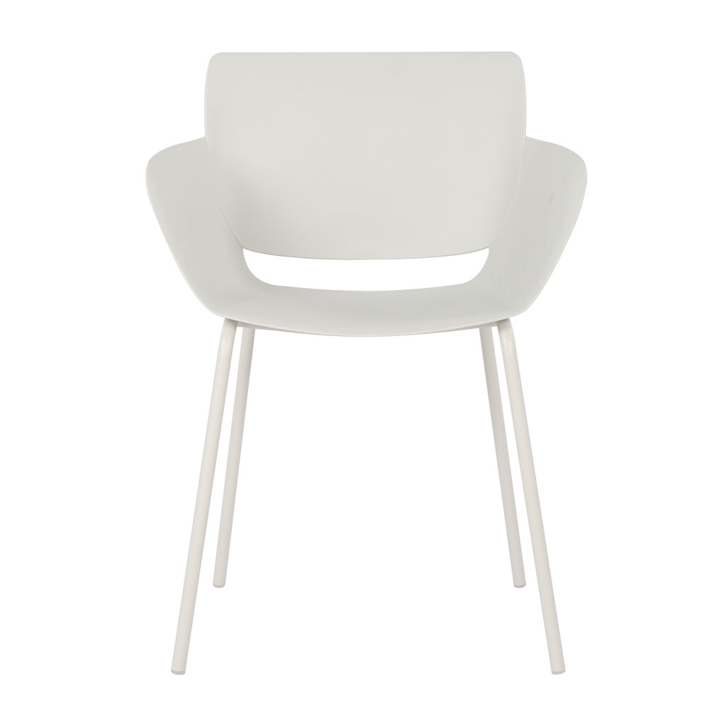 SEDIA ΚΑΡΕΚΛΑ OFF WHITE 58x51x79.5cm - Image 2