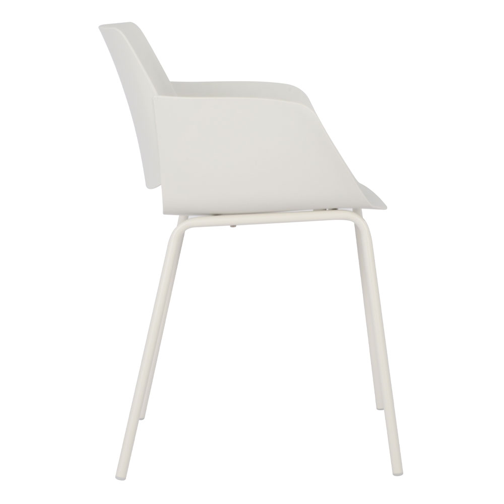 SEDIA ΚΑΡΕΚΛΑ OFF WHITE 58x51x79.5cm - Image 3