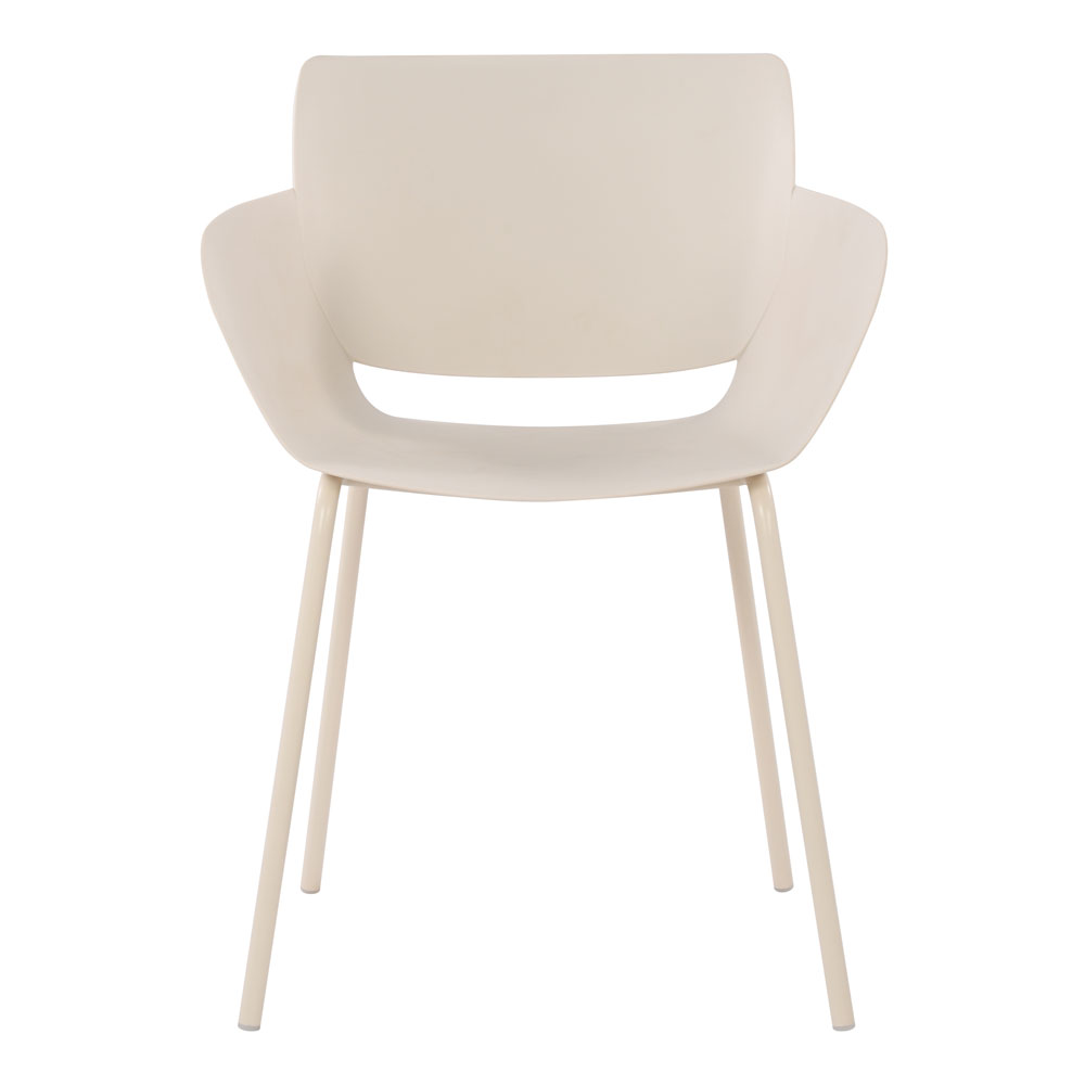 SEDIA ΚΑΡΕΚΛΑ BEIGE 58x51x79.5cm - Image 2