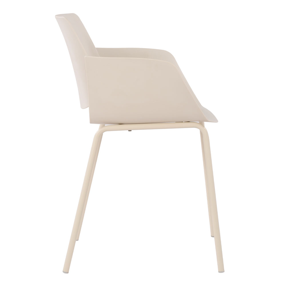 SEDIA ΚΑΡΕΚΛΑ BEIGE 58x51x79.5cm - Image 3