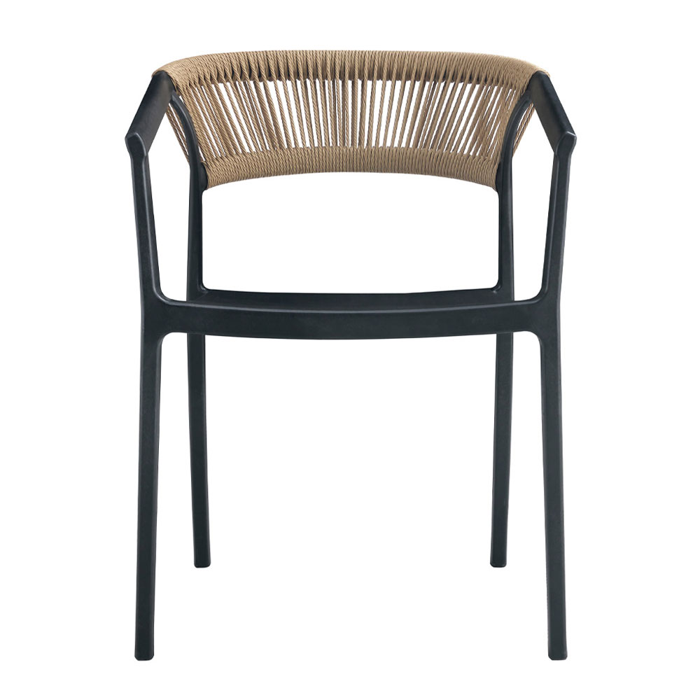 CONCORD ΚΑΡΕΚΛΑ ΜΑΥΡΟ LATTE 55.5x56.5x75cm - Image 2
