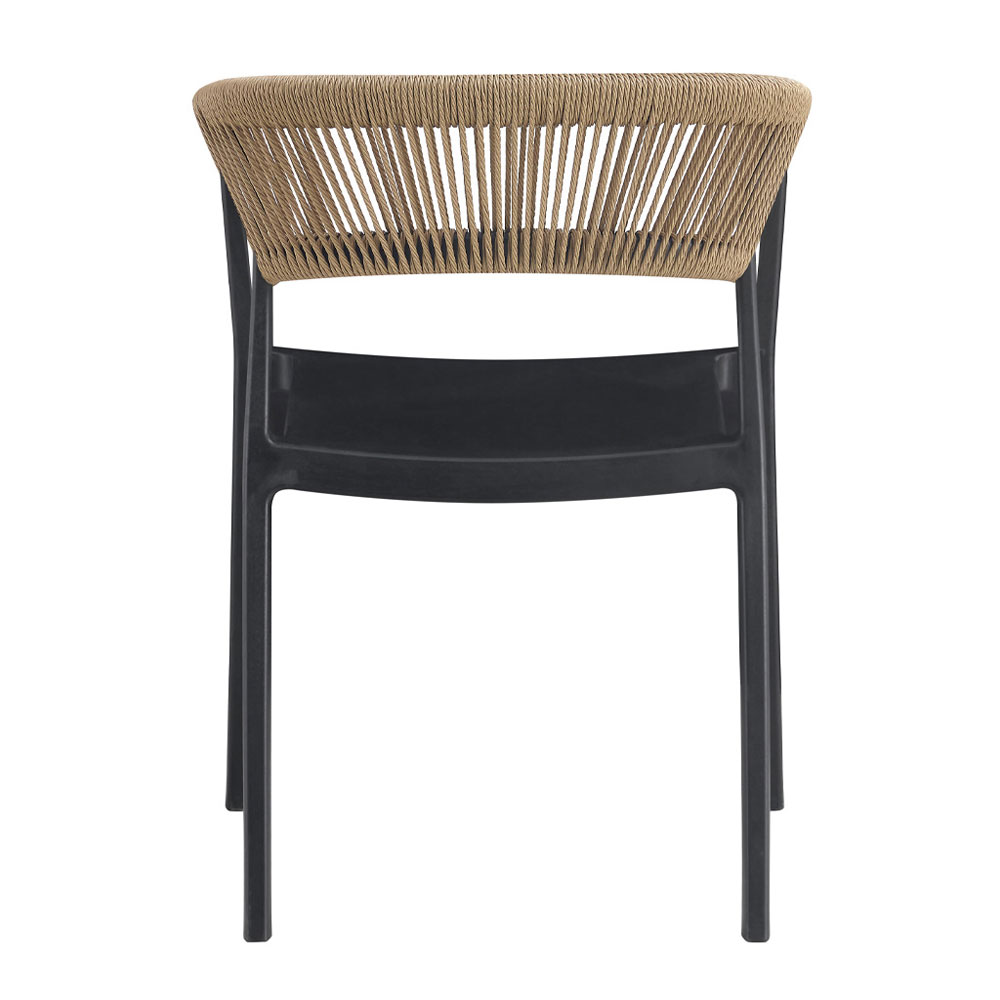 CONCORD ΚΑΡΕΚΛΑ ΜΑΥΡΟ LATTE 55.5x56.5x75cm - Image 4