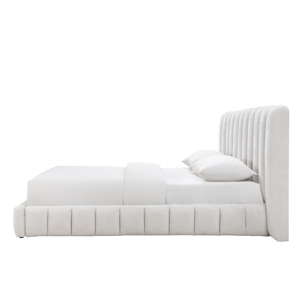 SAVAGIAR ΚΡΕΒΑΤΙ (ΓΙΑ ΣΤΡΩΜΑ 160x200cm) CREAM 210.5x220.5x109.7cm - Image 3