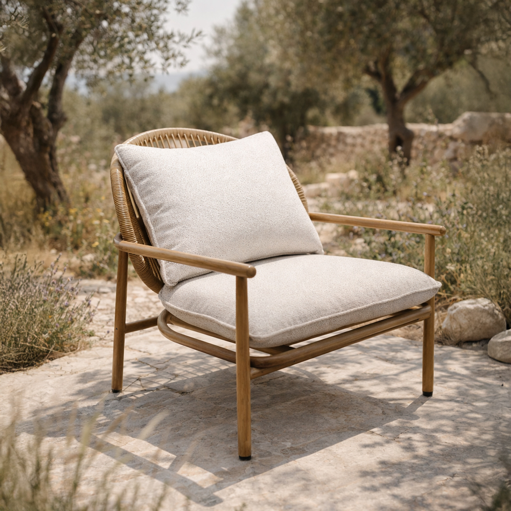 MORE ΠΟΛΥΘΡΟΝΑ ΜΠΕΖ ΦΥΣΙΚΟ 75.5x75.5x75cm - Image 2