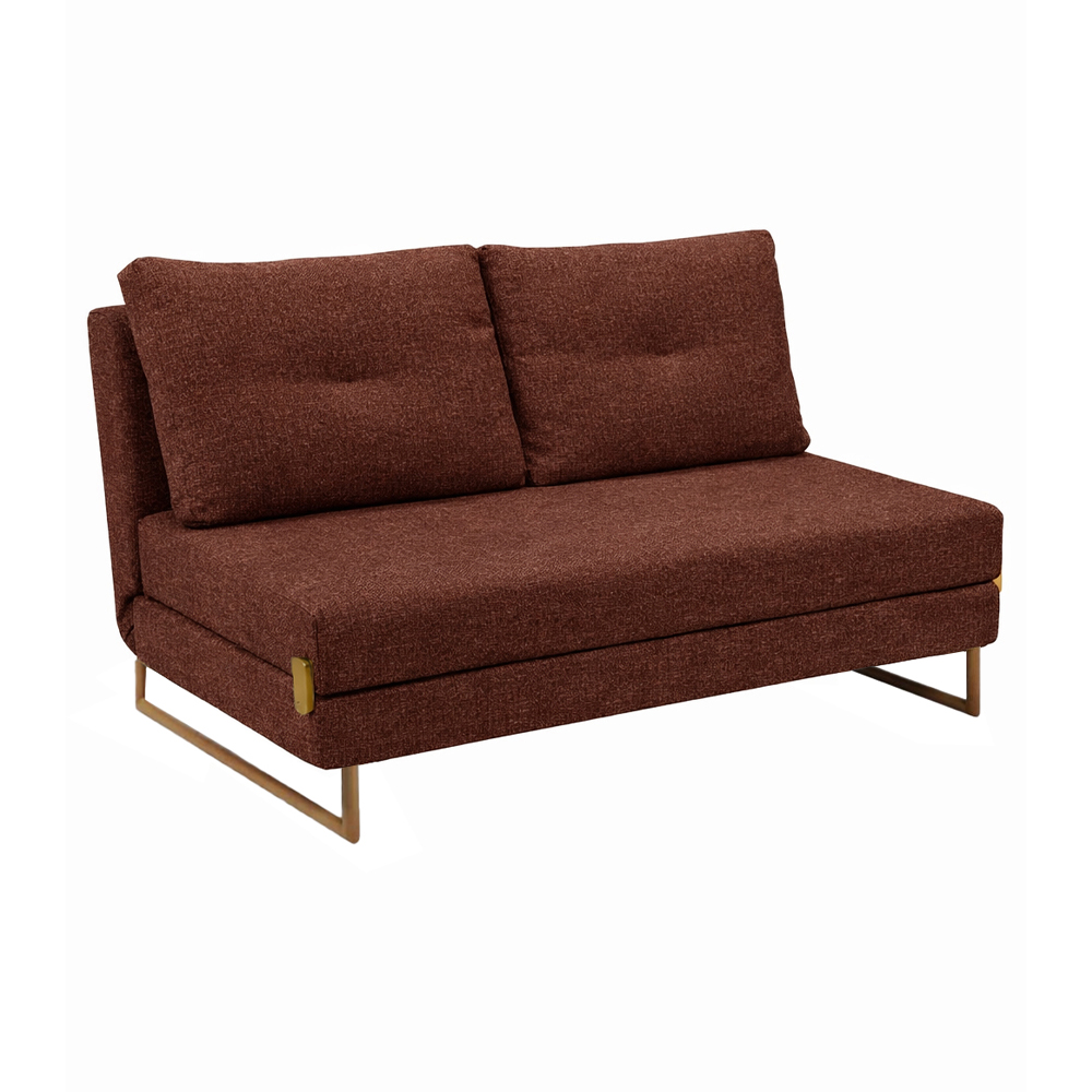 ITALY ΚΑΝΑΠΕΣ ΚΡΕΒΑΤΙ 2ΘΕΣΙΟΣ BURGUNDY 149x88x75cm