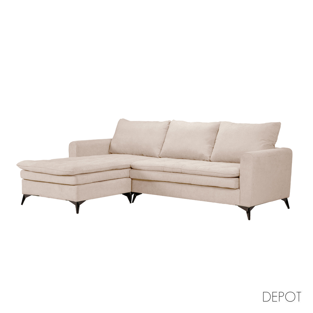 SCANDALO ΚΑΝΑΠΕΣ ΓΩΝΙΑ ΑΝΑΣΤΡΕΨΙΜΗ CREAM ASTI 1 265x188x99cm