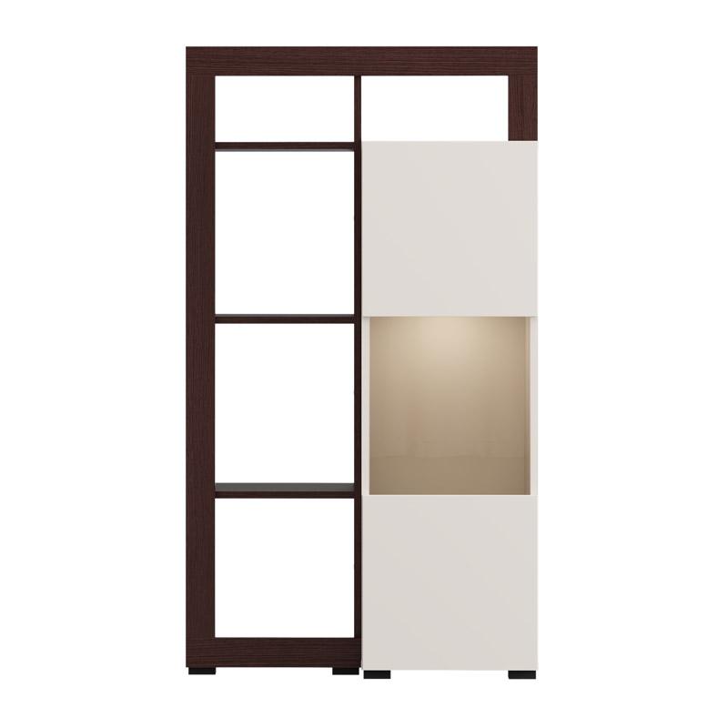 ΒΙΤΡΙΝΑ ARGYLL 1K 1VS OP 138 CASHMERE ΜΕ DARK TAILOR OAK ΧΡΩΜΑ 77x35x138εκ - Image 5