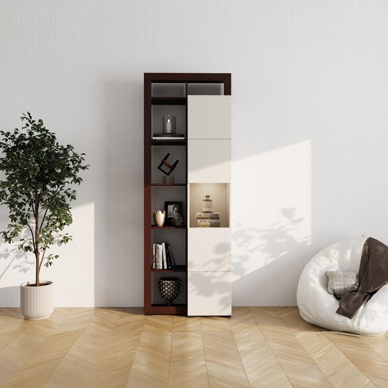 ΒΙΤΡΙΝΑ ARGYLL 1K VS1 OP 215 CASHMERE ΜΕ DARK TAILOR OAK ΧΡΩΜΑ 77x35x215εκ - Image 2