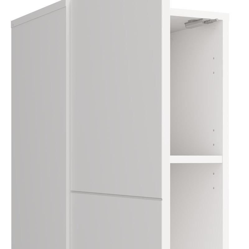 ΒΙΤΡΙΝΑ ARGYLL 1K1V 117 ΛΕΥΚΟ ΧΡΩΜΑ 39x35x117εκ - Image 5