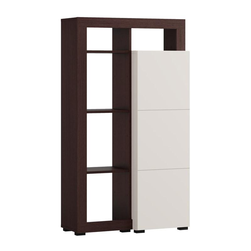 ΒΙΤΡΙΝΑ ARGYLL 1K1V OP 138 CASHMERE ΜΕ DARK TAILOR OAK ΧΡΩΜΑ 77x35x138εκ