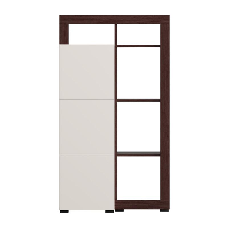 ΒΙΤΡΙΝΑ ARGYLL 1K1V OP 138 CASHMERE ΜΕ DARK TAILOR OAK ΧΡΩΜΑ 77x35x138εκ - Image 4