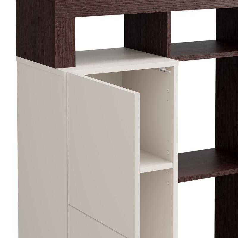 ΒΙΤΡΙΝΑ ARGYLL 1K1V OP 138 CASHMERE ΜΕ DARK TAILOR OAK ΧΡΩΜΑ 77x35x138εκ - Image 6