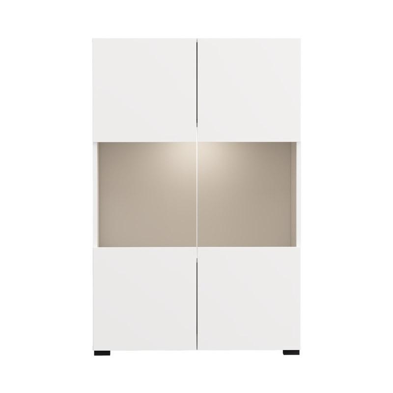 ΒΙΤΡΙΝΑ ARGYLL 2K VS2 117 ΛΕΥΚΟ ΧΡΩΜΑ 77x35x117εκ - Image 5